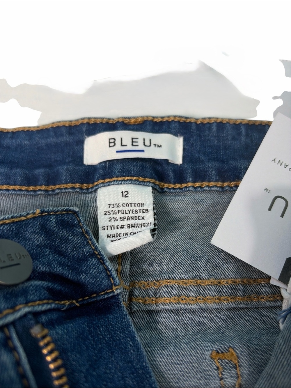 Bleu Women’s Skyrise Bootcut Trouser Jeans Blue Size 12 NWT - Picture 4 of 10